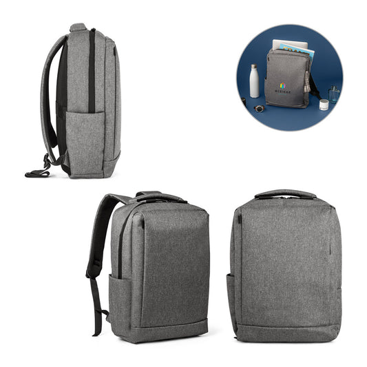 BOLOGNA. Mochila para computador portátil 15'6" em poliéster 300D