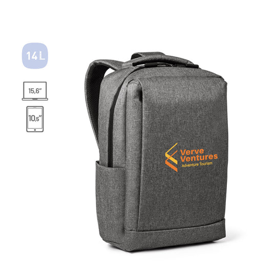 BOLOGNA. Mochila para computador portátil 15'6" em poliéster 300D