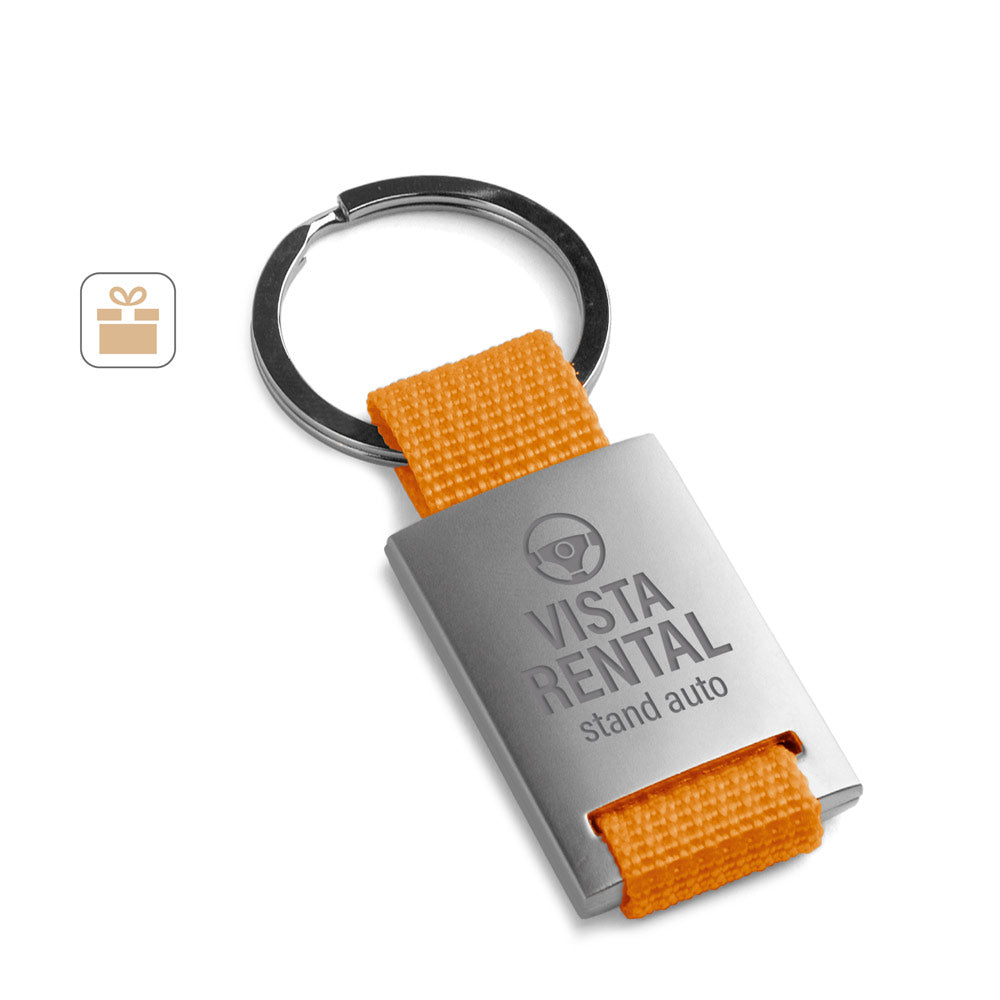 GRIPITCH. Porta-chaves em metal e em webbing
