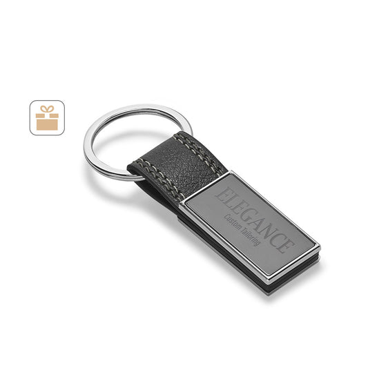 BALE. Porta-chaves em metal e PU