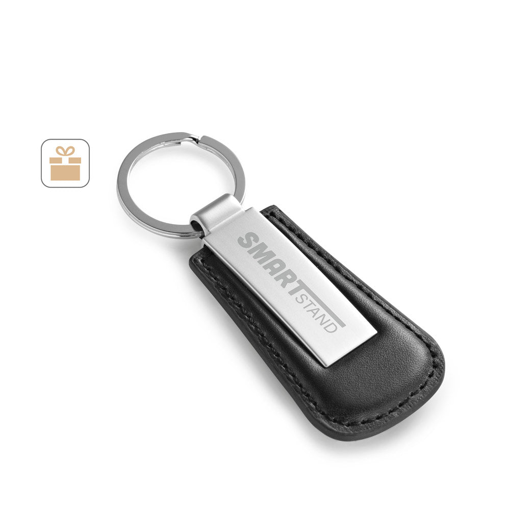 BACHMANN. Porta-chaves em metal e PU