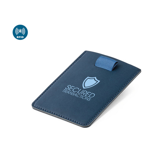 POPPY. Porta-cartões em PU com bloqueio RFID