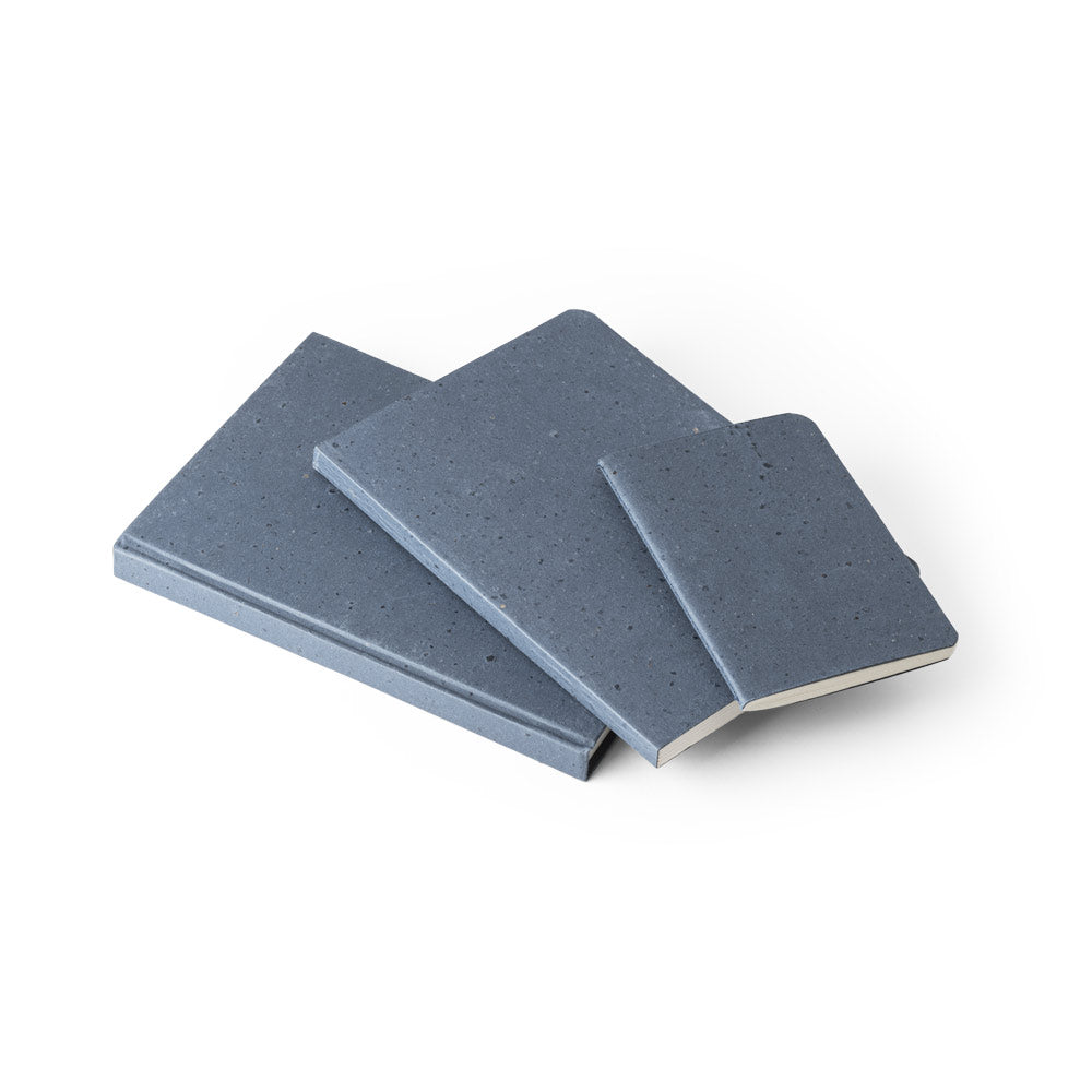 COFFEEPAD SEMI-RIGID. Bloco de notas A5 com capa semi-rígida fabricada a partir de restos de casca de café (65%)