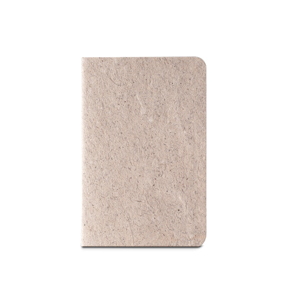 TEAPAD SOFT. Bloco de notas A6 com capa flexível fabricada a partir de restos de folhas de chá (65%)
