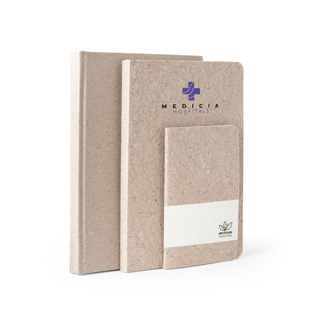 TEAPAD SOFT. Bloco de notas A6 com capa flexível fabricada a partir de restos de folhas de chá (65%)