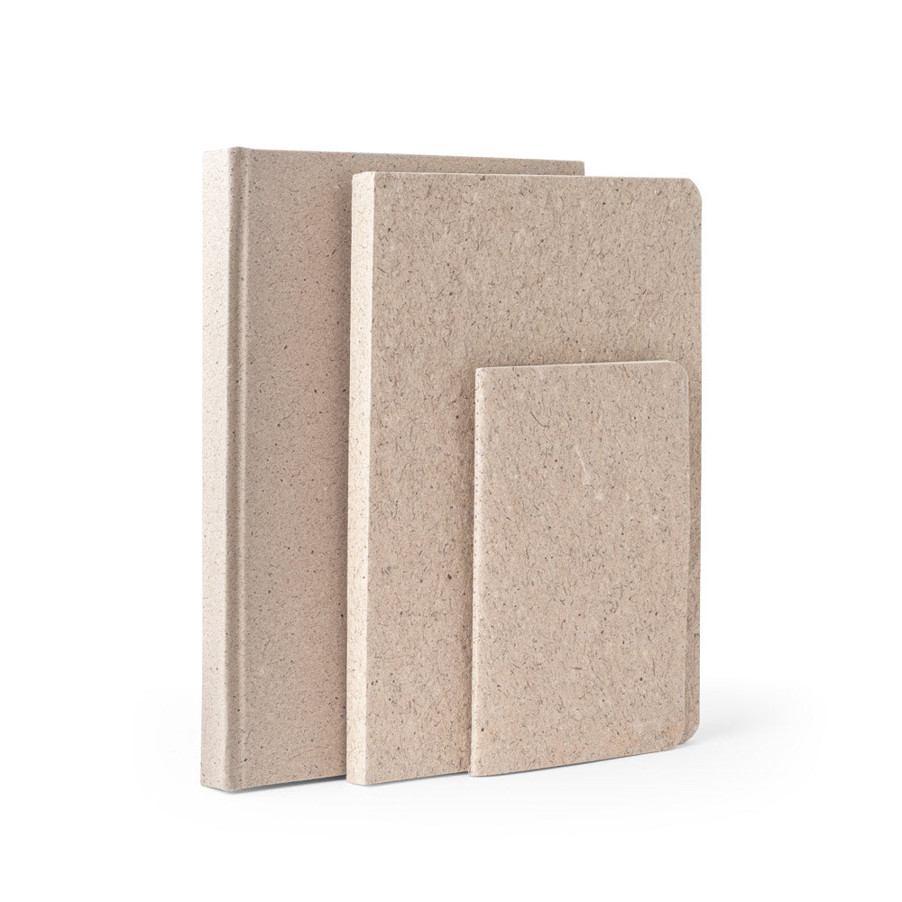 TEAPAD SOFT. Bloco de notas A6 com capa flexível fabricada a partir de restos de folhas de chá (65%)