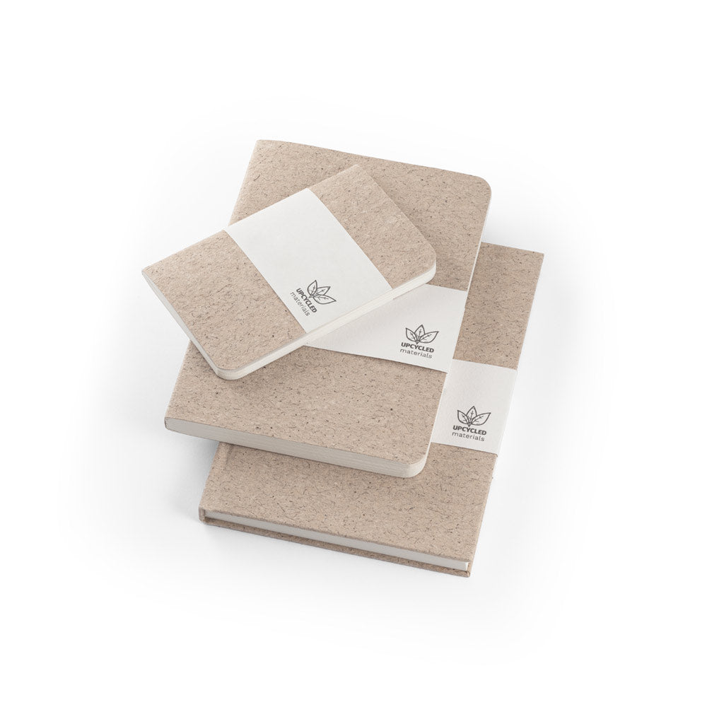 TEAPAD SOFT. Bloco de notas A6 com capa flexível fabricada a partir de restos de folhas de chá (65%)