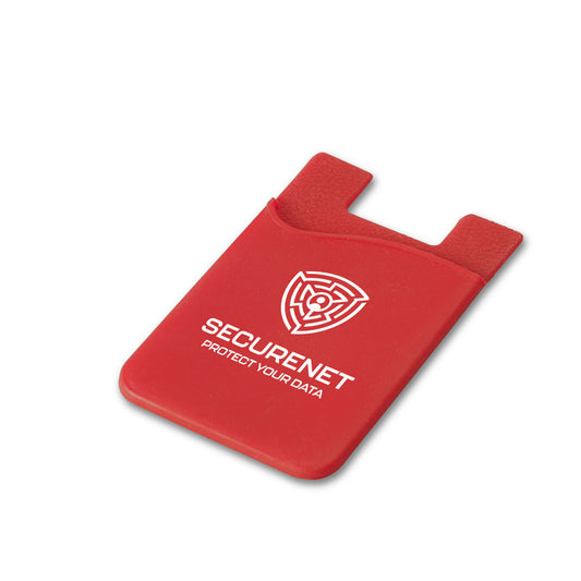 SHELLEY. Porta-cartões para smartphone em silicone