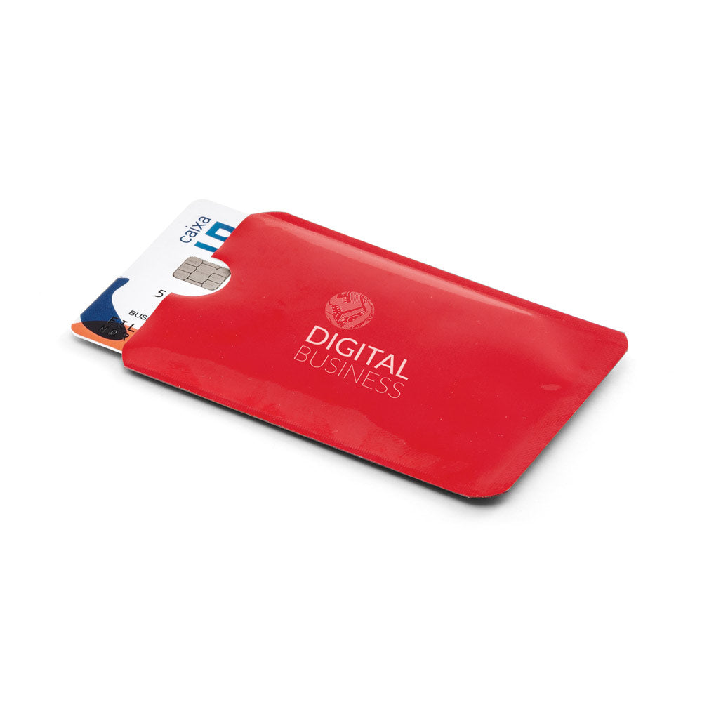 MEITNER. Porta-cartões em alumínio com bloqueio RFID