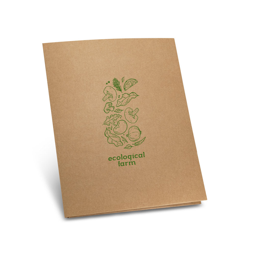 PUZO. Pasta porta-documentos A4 em papel 100% reciclado (400 g/m²)