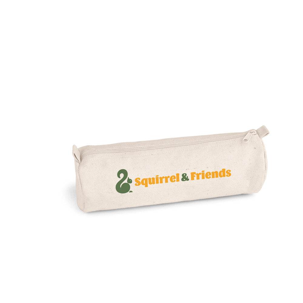 SCHOOLI. Estojo em 100% algodão canvas (290 g/m²) com design cilíndrico