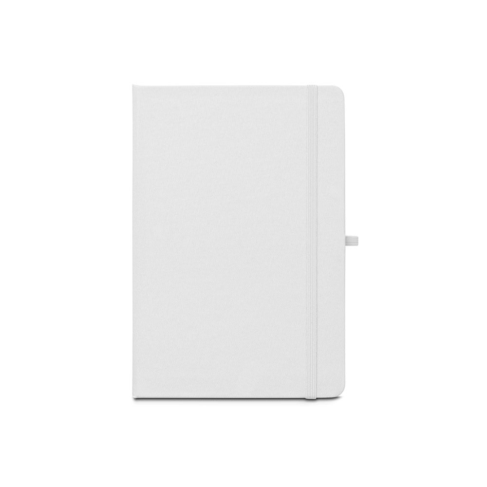 ANNE SUB. Bloco de notas A5 em poliéster reciclado (100% rPET) 300D, ideal para personalização em sublimação