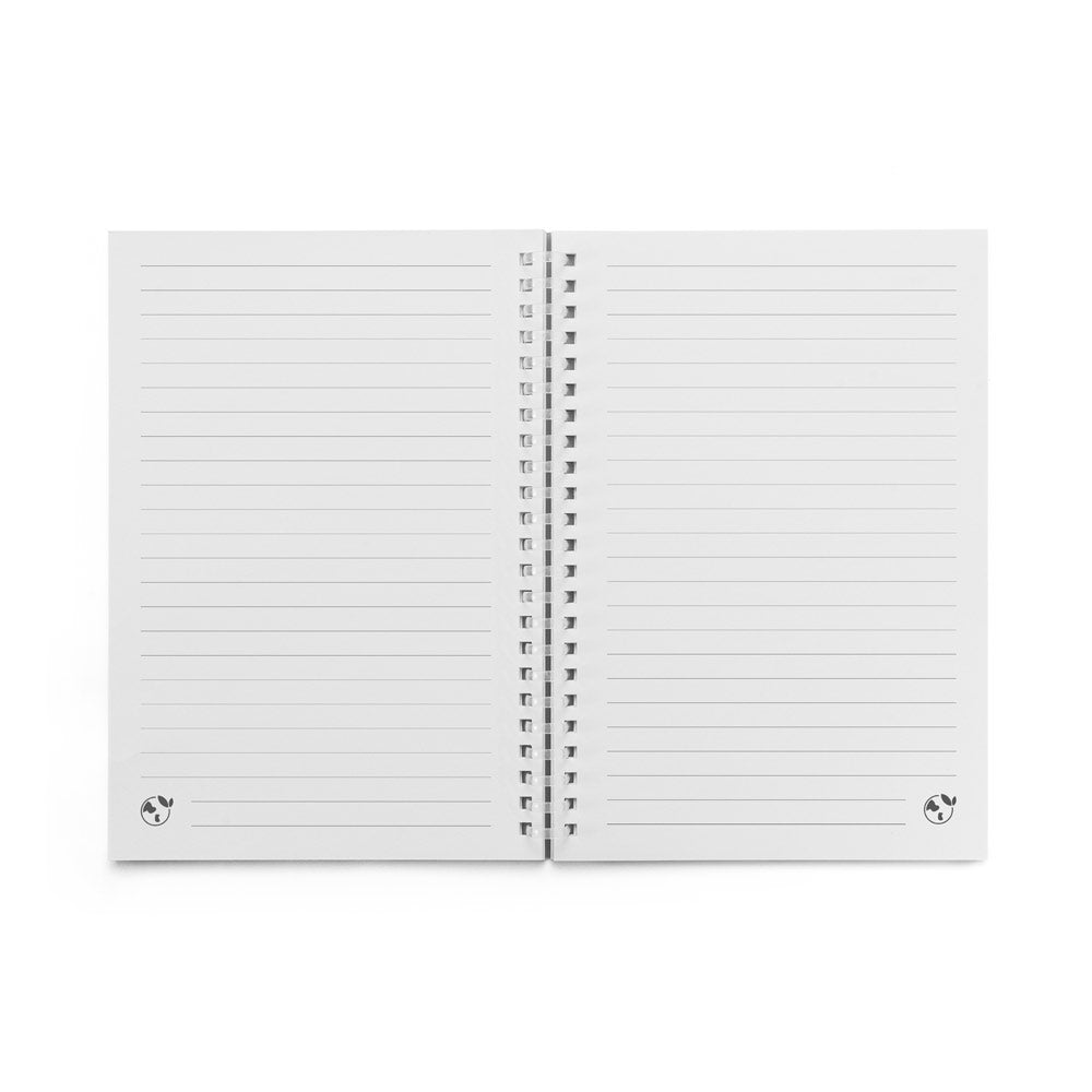 SCHILLER. Bloco de notas A5 com capa flexível, feito de papel 100% reciclado
