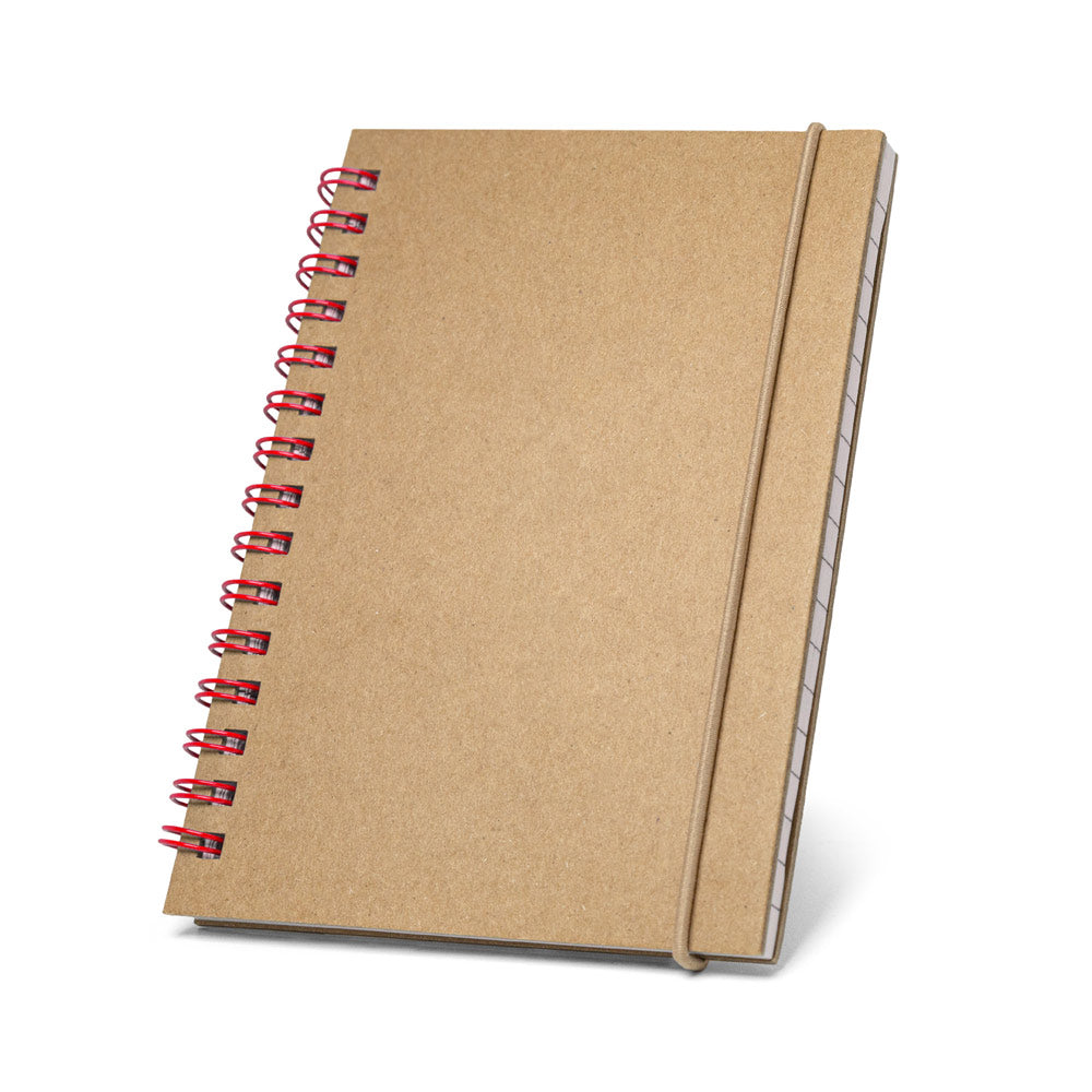 MARLOWE. Bloco de notas de bolso espiral com páginas pautadas