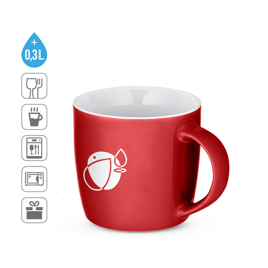 COMANDER. Caneca em cerâmica 370 mL