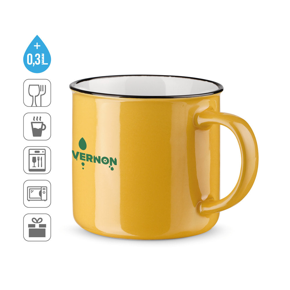VERNON. Caneca em cerâmica 340 mL