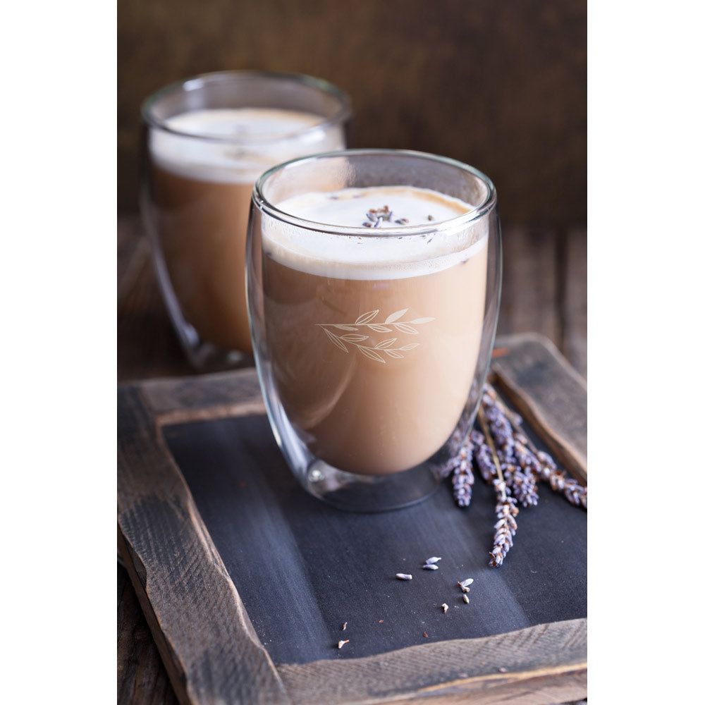 MACHIATO DUO. Conjunto de 2 copos de vidro borossilicato