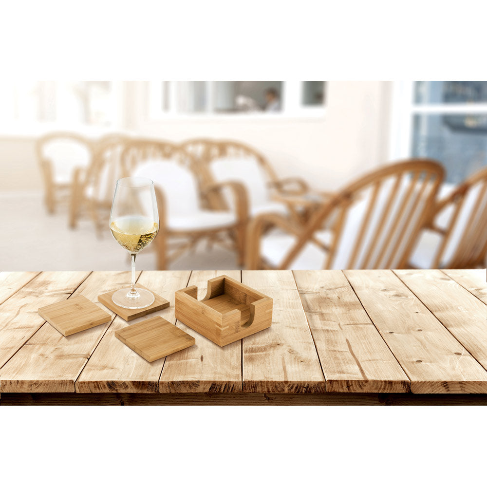 GAUTHIER. Bases para copos em bambu