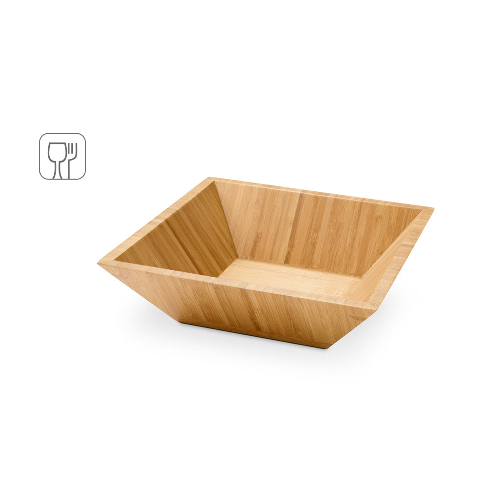 PEPPER. Saladeira em bambu em formato quadrado