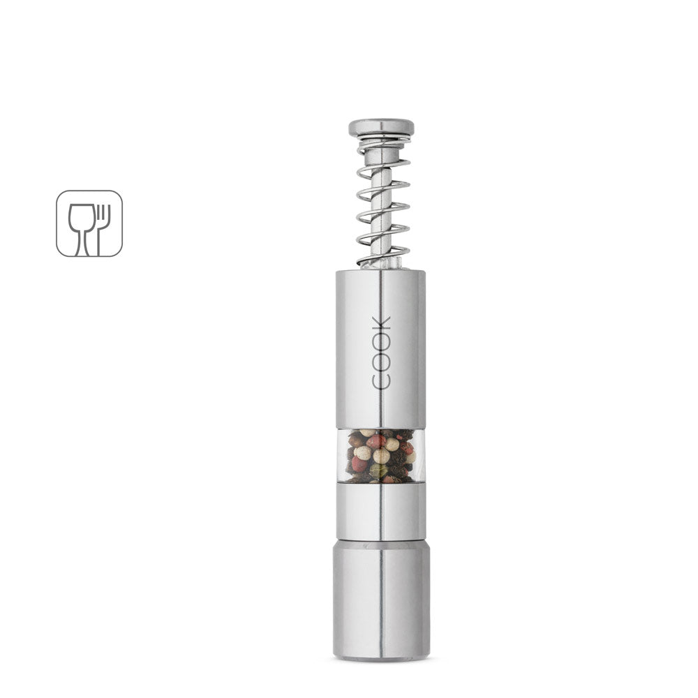 SMARTPEPPER. Moinho para especiarias em aço inoxidável