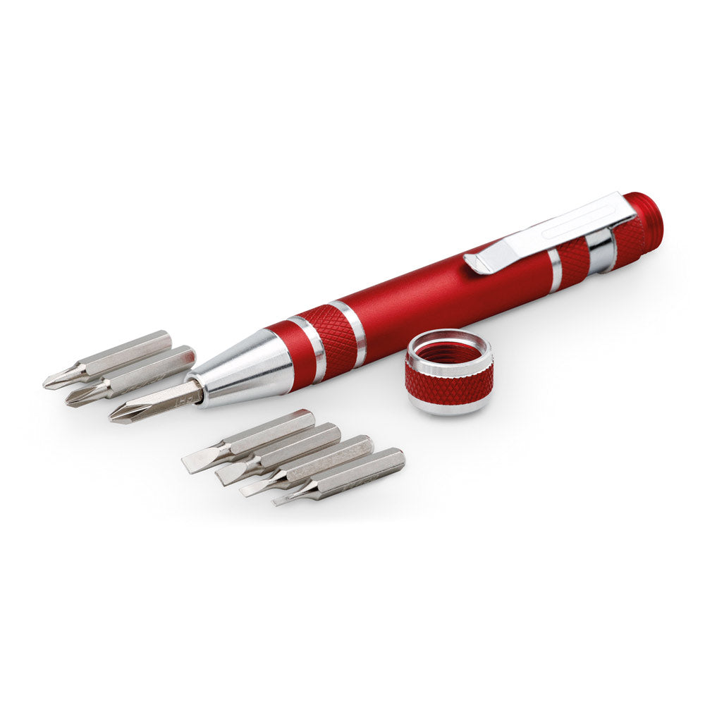 TOOLPEN. Conjunto de chave de parafusos em forma de esferográfica