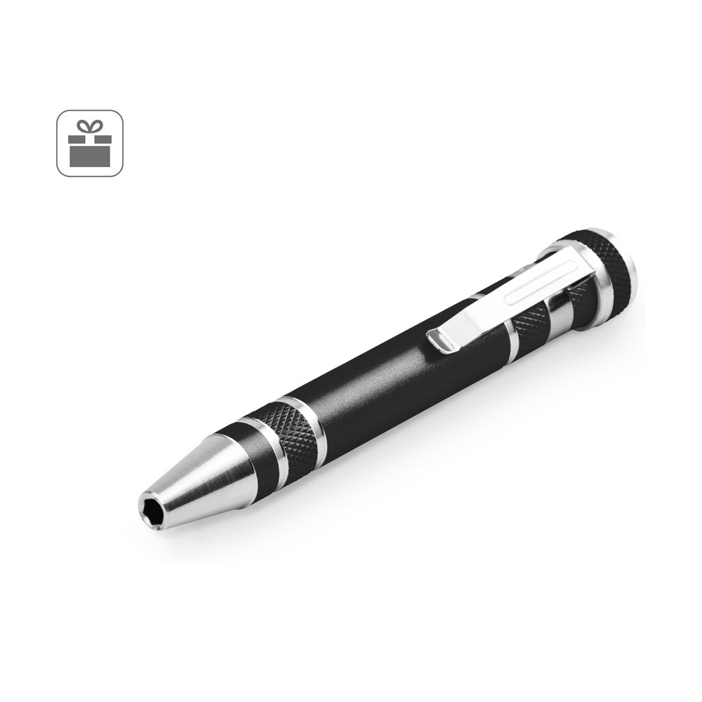 TOOLPEN. Conjunto de chave de parafusos em forma de esferográfica