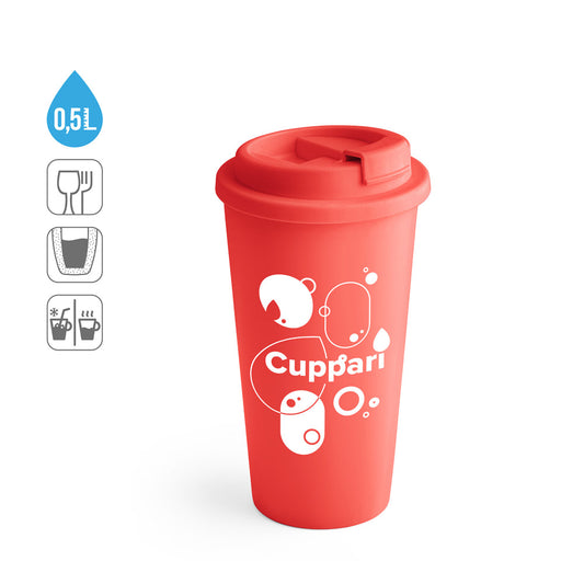 CUPPARI. Copo de viagem PP