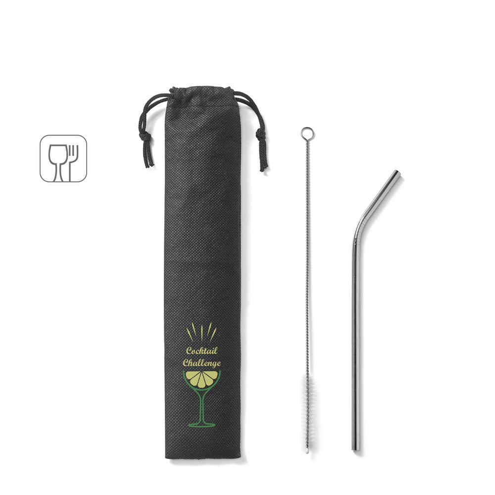 COCKTAIL. Palhinha reutilizável em aço inoxidável