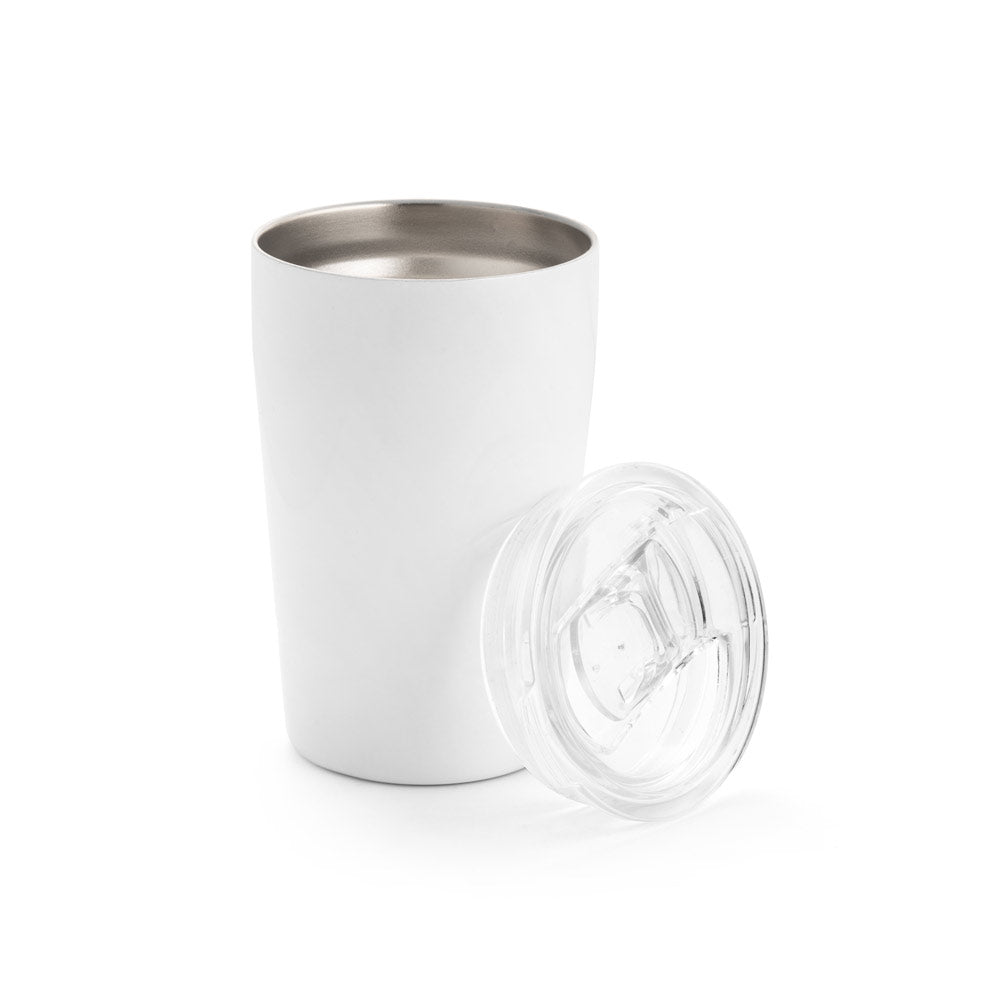 SLIDER. Copo de viagem para sublimação em aço inoxidável 380 mL
