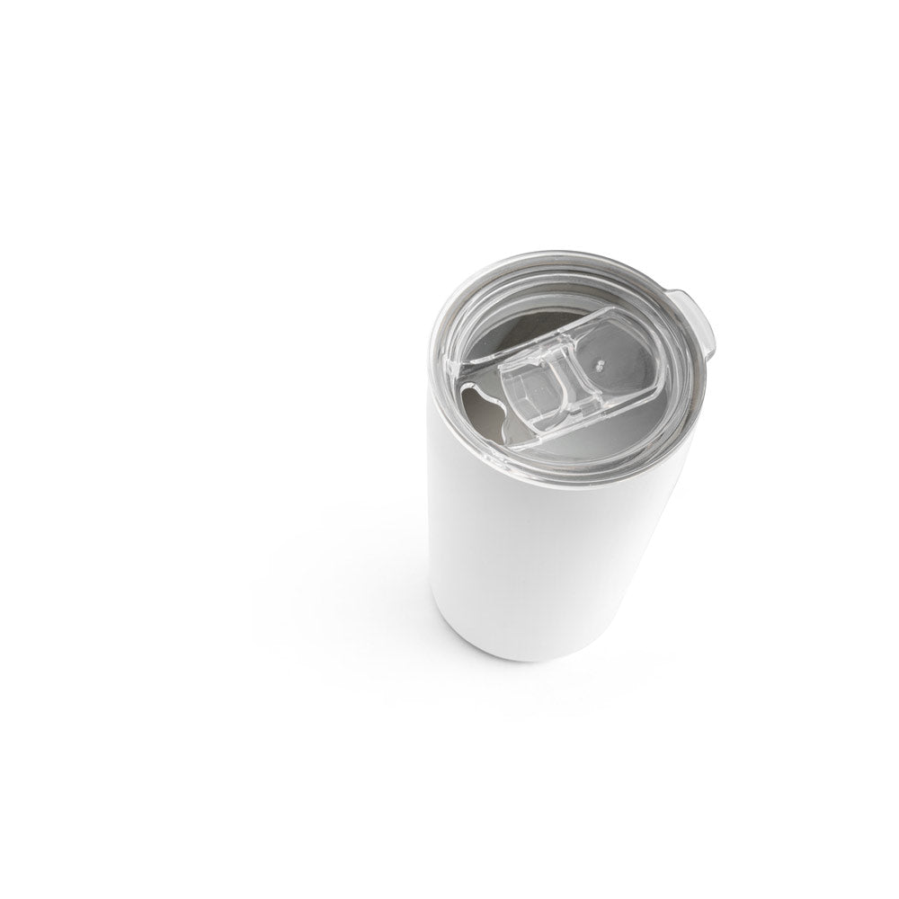 SLIDER. Copo de viagem para sublimação em aço inoxidável 380 mL