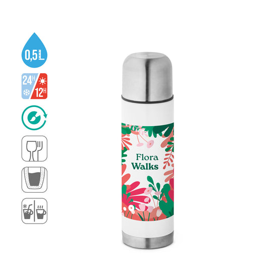 HENDERSON. Garrafa térmica em aço inoxidável para sublimação 500 mL