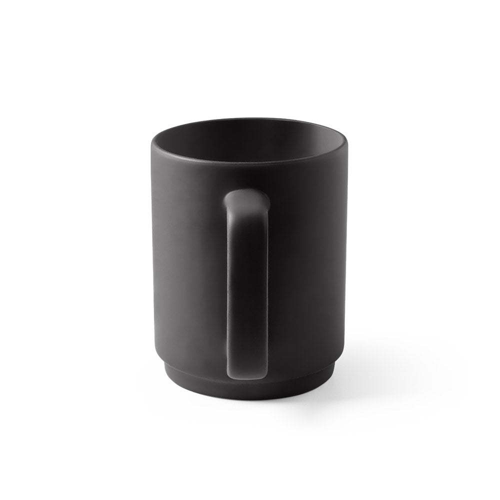 MIGHTY. Caneca em cerâmica com corpo cilindrico 330 mL