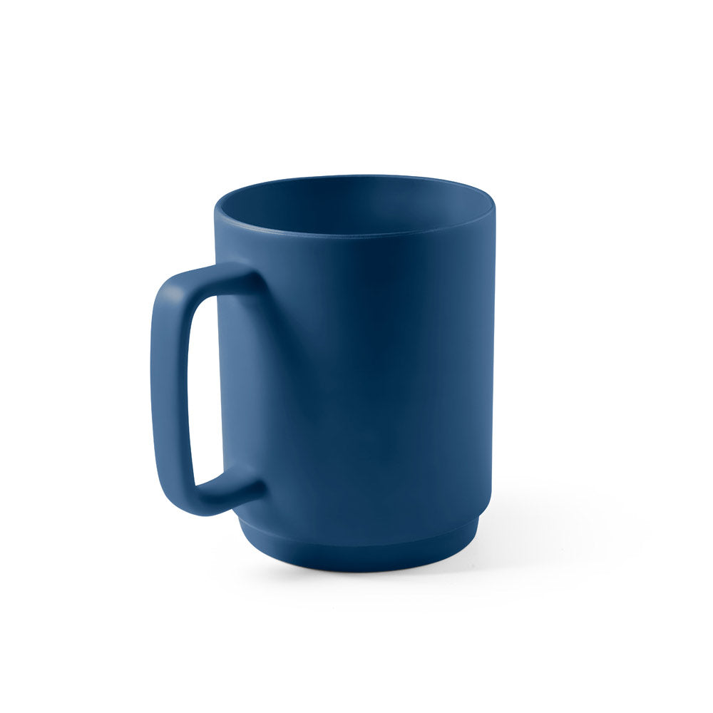 MIGHTY. Caneca em cerâmica com corpo cilindrico 330 mL