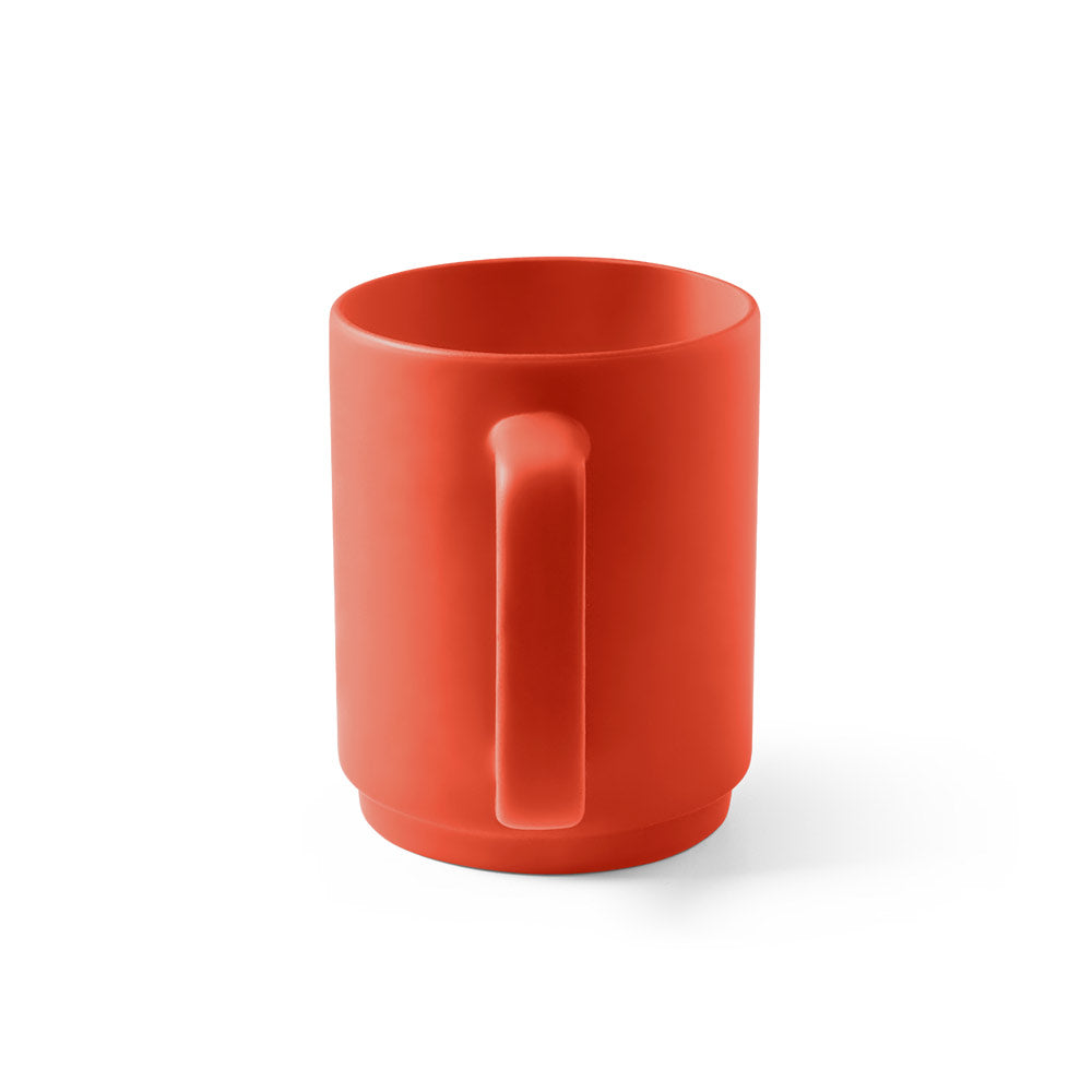 MIGHTY. Caneca em cerâmica com corpo cilindrico 330 mL