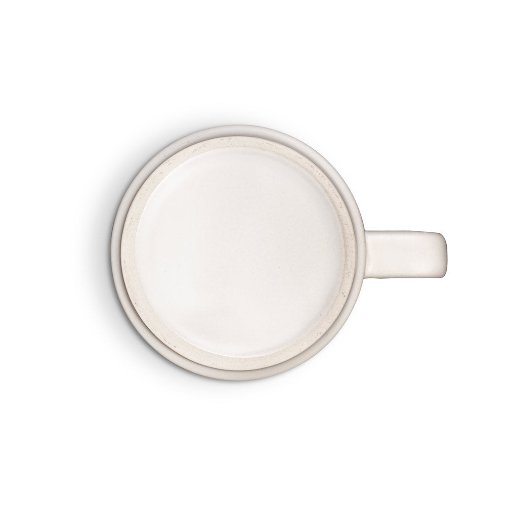 MIGHTY. Caneca em cerâmica com corpo cilindrico 330 mL