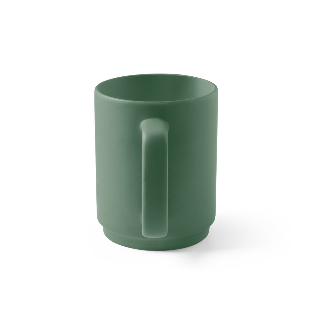 MIGHTY. Caneca em cerâmica com corpo cilindrico 330 mL