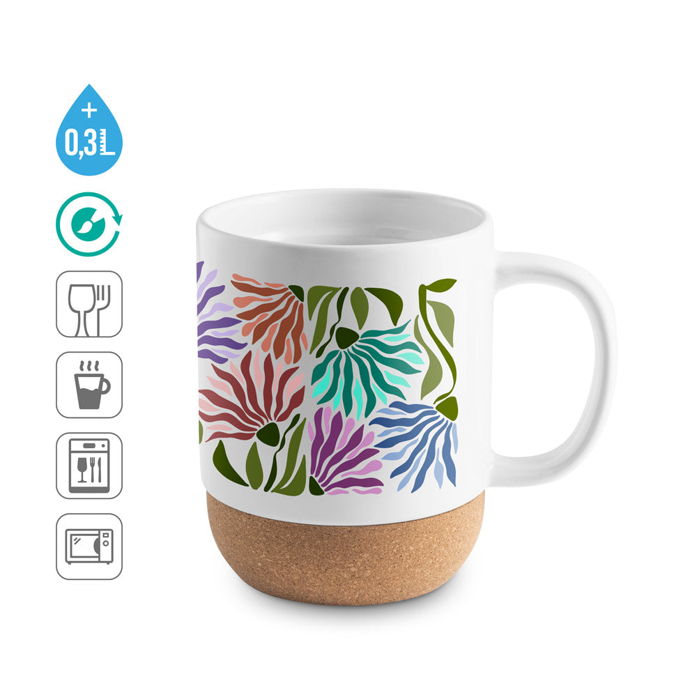 RORY SUB. Caneca em cerâmica com revestimento para sublimação 390 mL