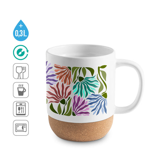 RORY SUB. Caneca em cerâmica com revestimento para sublimação 390 mL