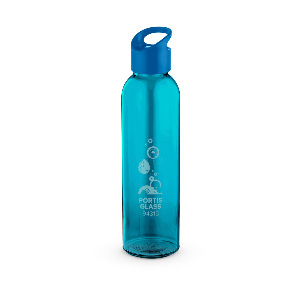 PORTIS GLASS. Garrafa em vidro com tampa em PP 500 mL