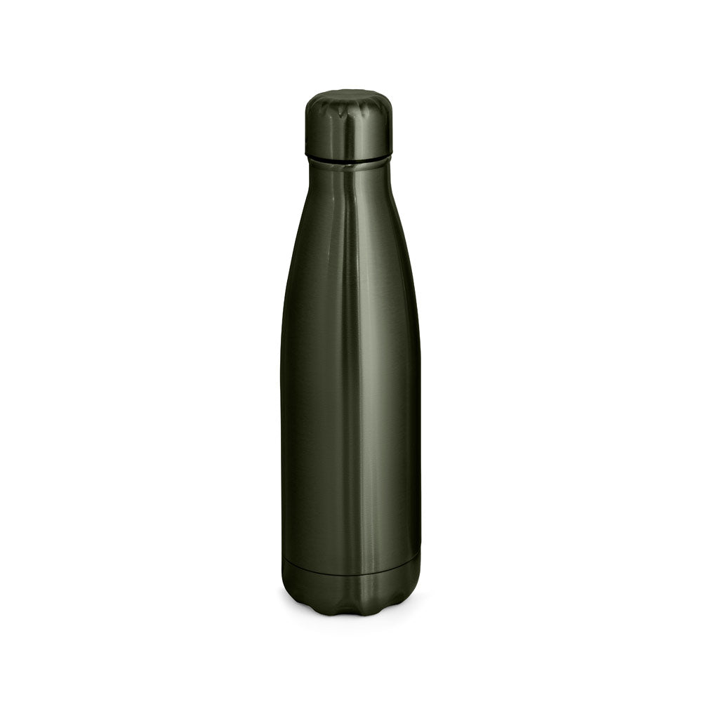 SHOW METALLIC. Garrafa em aço inoxidável com acabamento mate metálico 510 mL