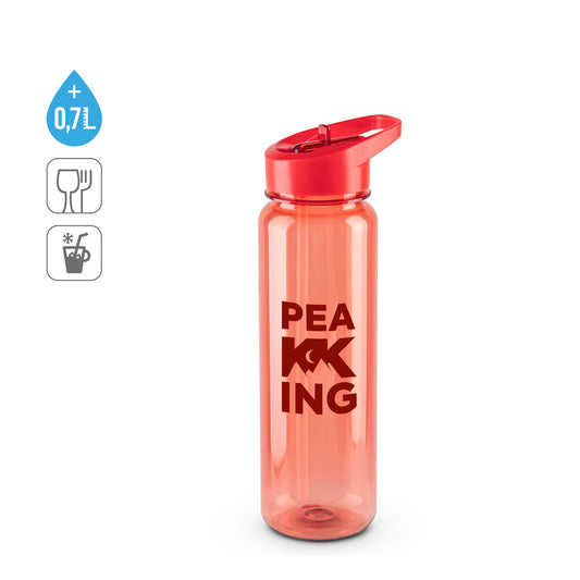 GILMORE. Garrafa de desporto em PET reciclado (100% rPET) com acabamento translúcido brilhante 750 mL