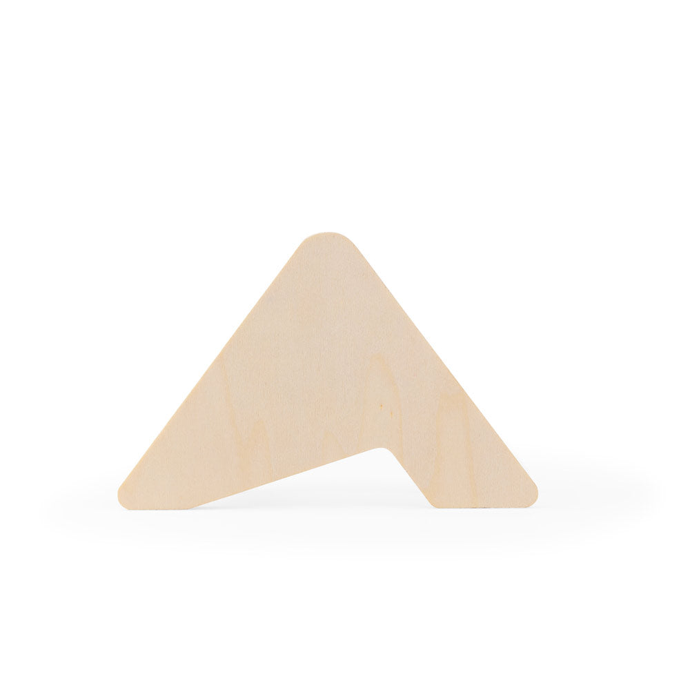 PLYCORK. Suporte em contraplacado com 6 bases para copos em cortiça