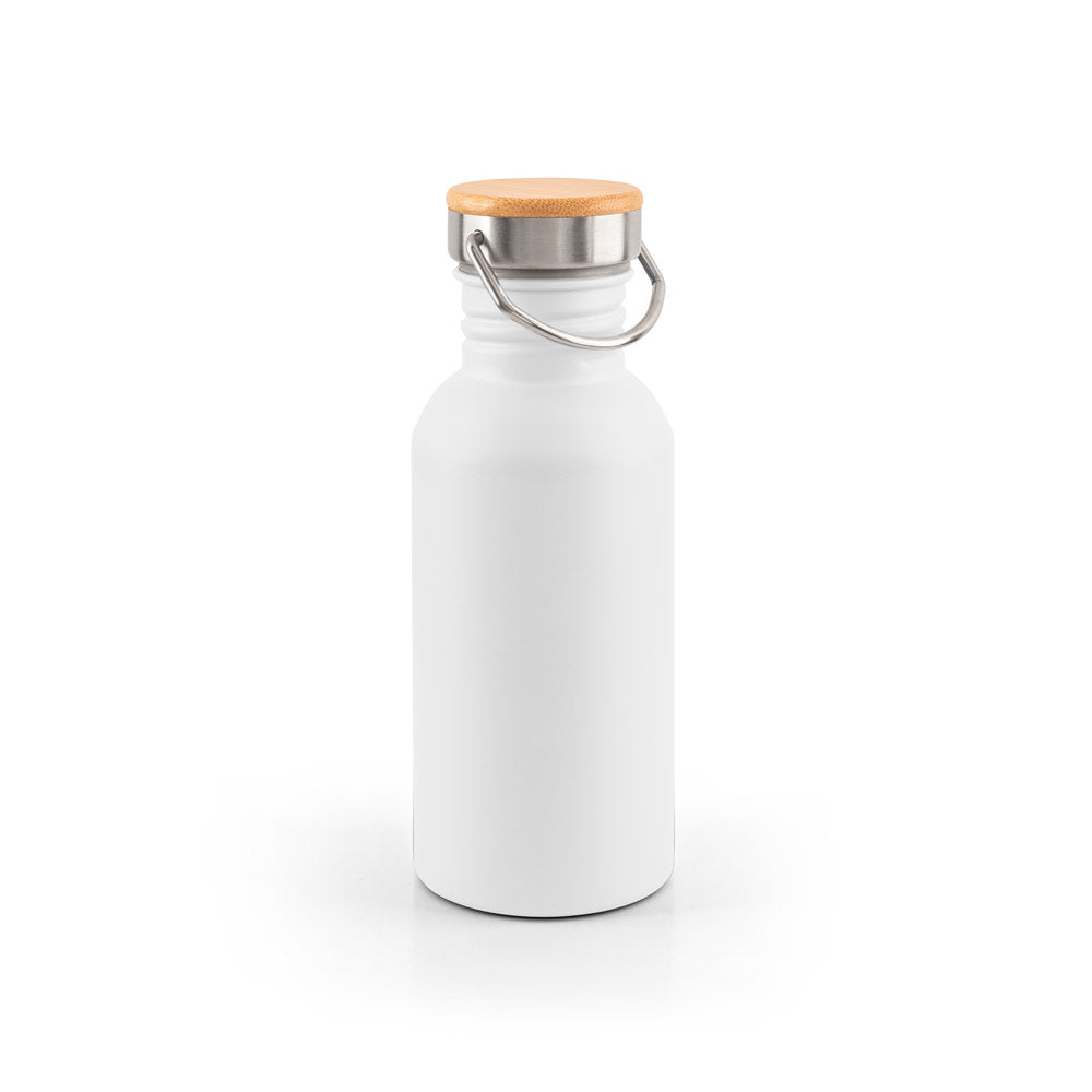 EWING. Garrafa em aço inoxidável (90% reciclado) com parede simples