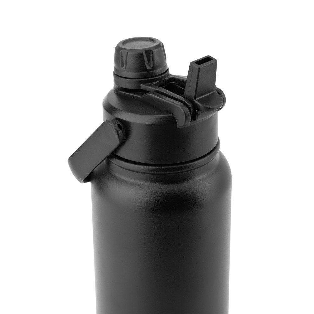 ALCARAZ. Garrafa em aço inoxidável (90% reciclado), com parede dupla isolada a vácuo