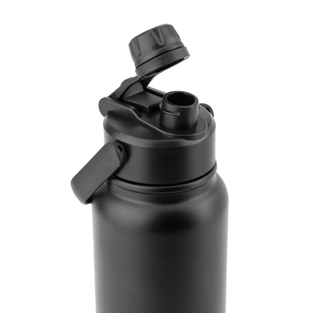 ALCARAZ. Garrafa em aço inoxidável (90% reciclado), com parede dupla isolada a vácuo
