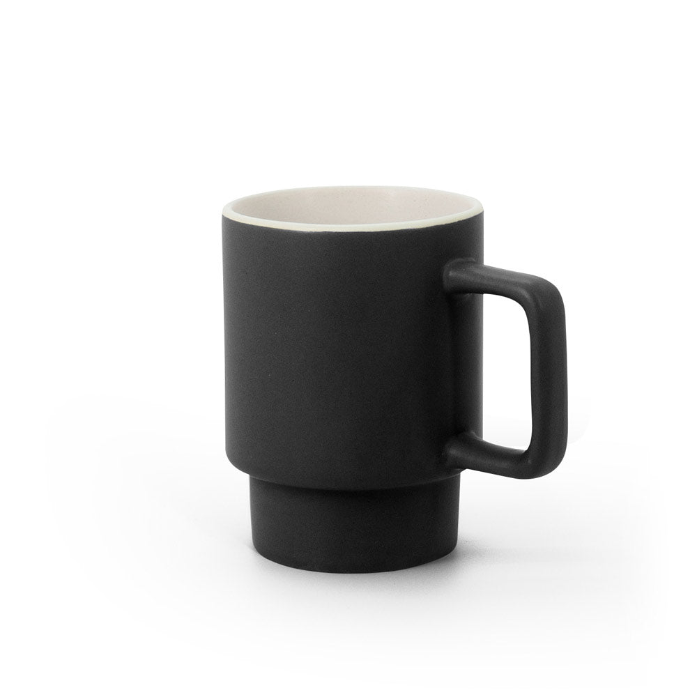 KUERTEN. Caneca de cerâmica com acabamento mate 330 mL