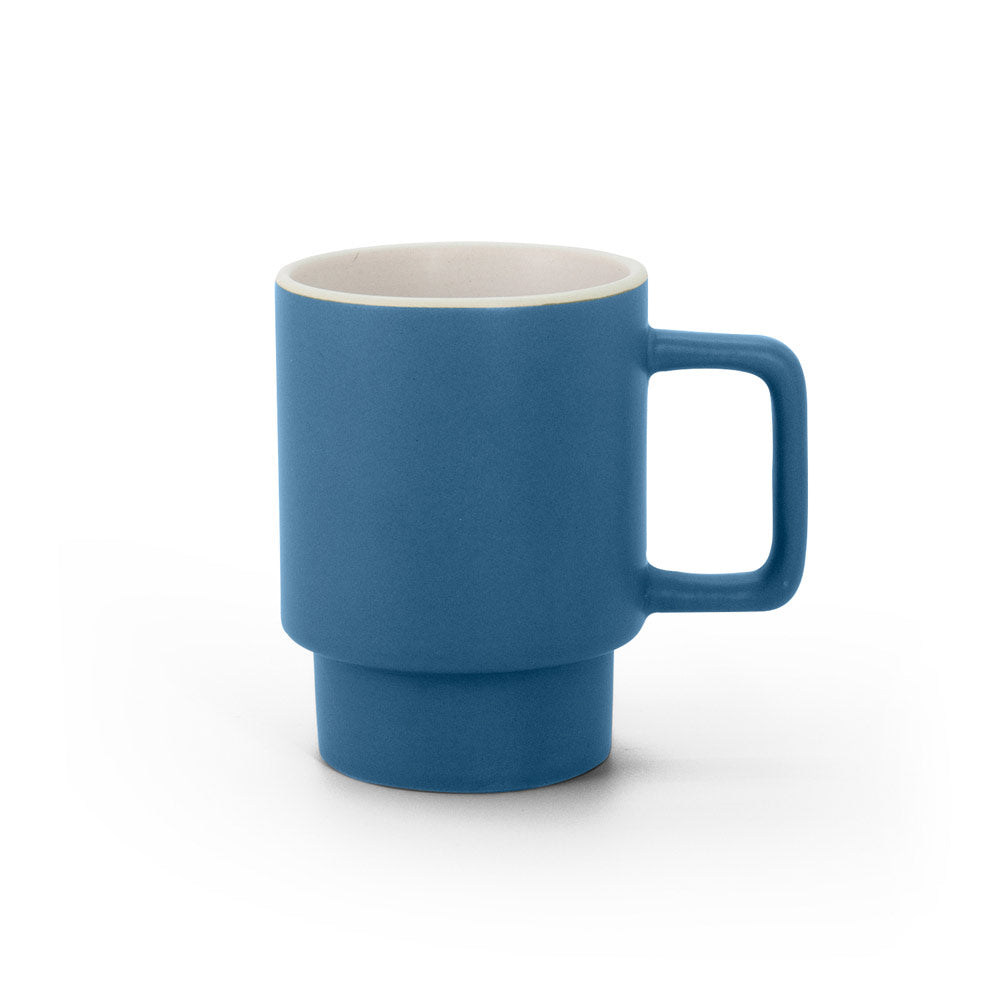 KUERTEN. Caneca de cerâmica com acabamento mate 330 mL