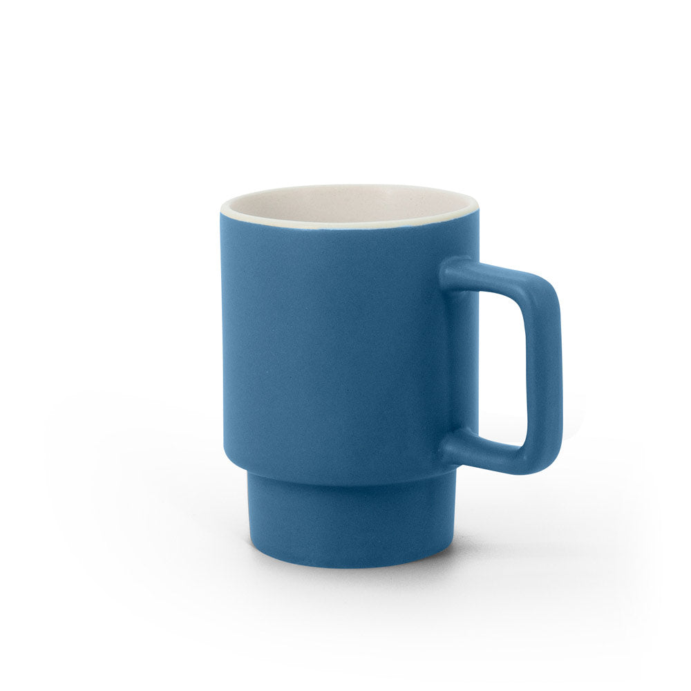 KUERTEN. Caneca de cerâmica com acabamento mate 330 mL