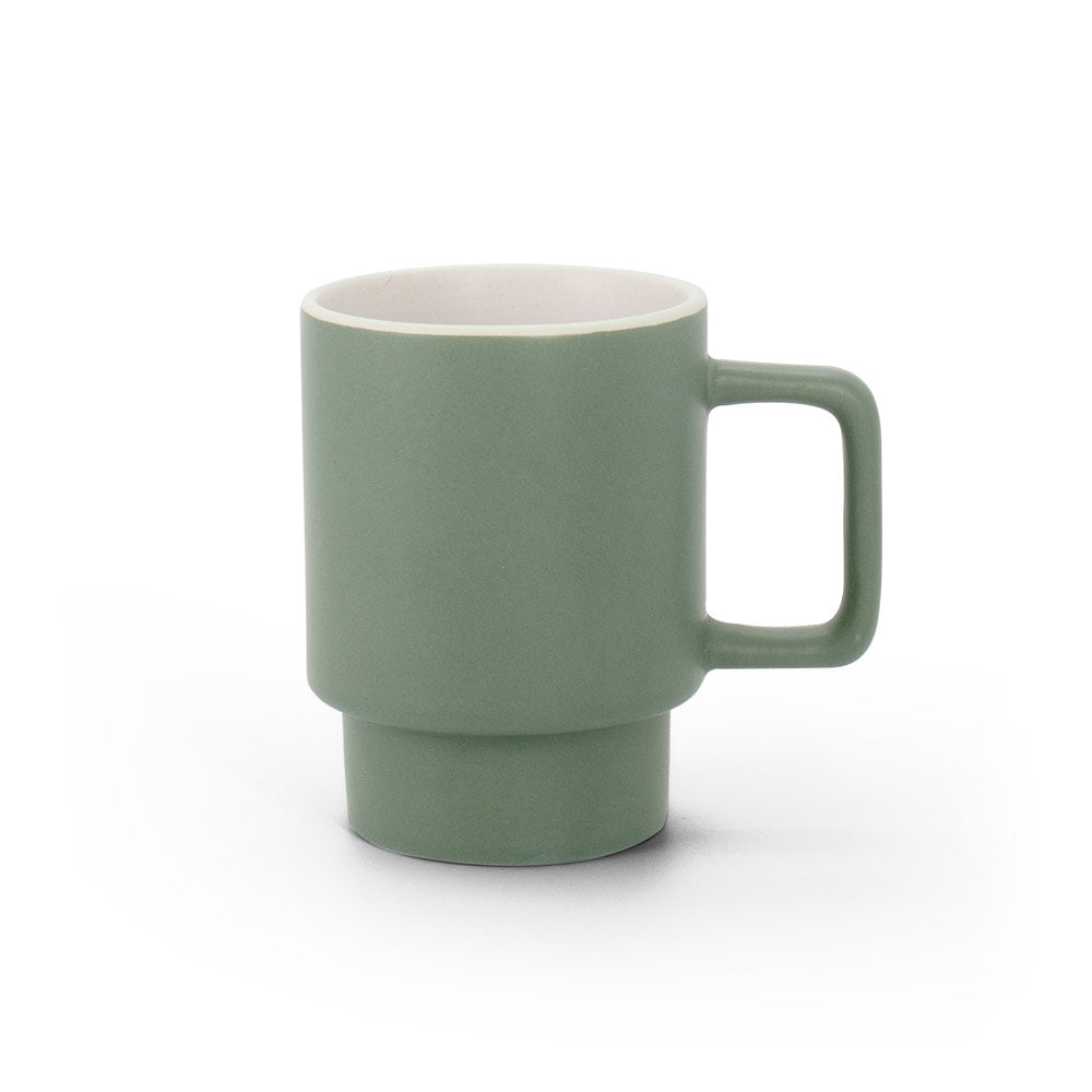 KUERTEN. Caneca de cerâmica com acabamento mate 330 mL