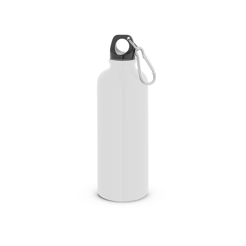 KELCE. Garrafa em aço inoxidável com parede simples e mosquetão 550 ml